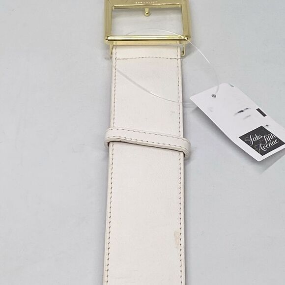 Sergio Hudson Square Buckle Wide Leather Belt size 12 main image 4